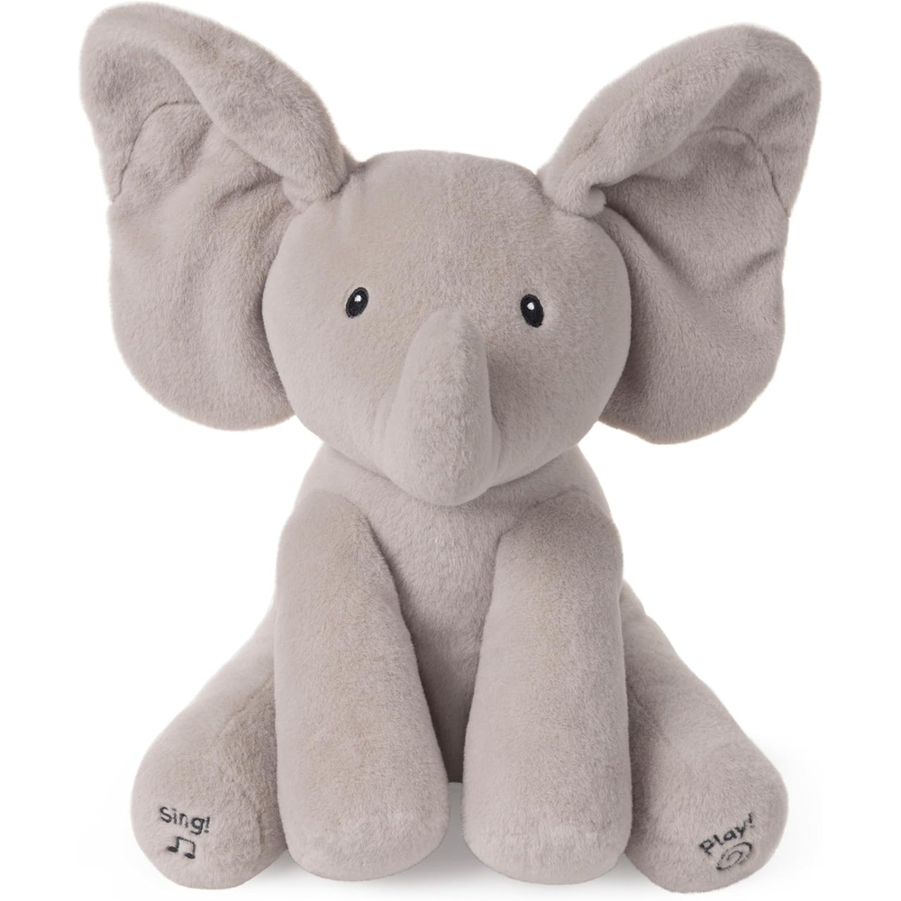 GUND Baby Flora the Bunny Animated Plush, Singing Stuffed Animal Toy for Ages 0 and Up, Cream, 12″ (Styles May Vary)(Modern)