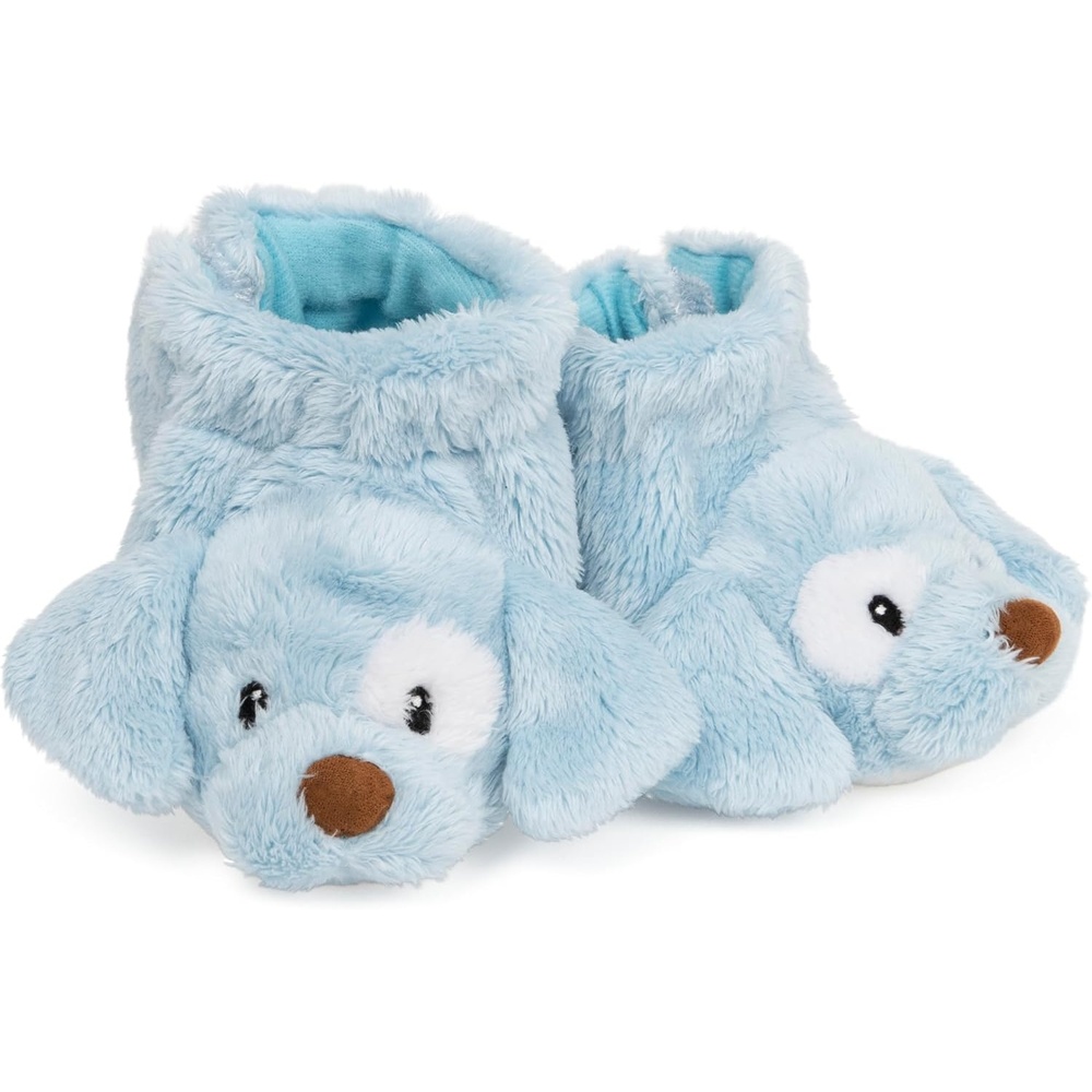 Baby GUND Luna Unicorn Rattle Booties Plush Baby Infant Shoes, White and Pink, One Size Fits All(Puppy)