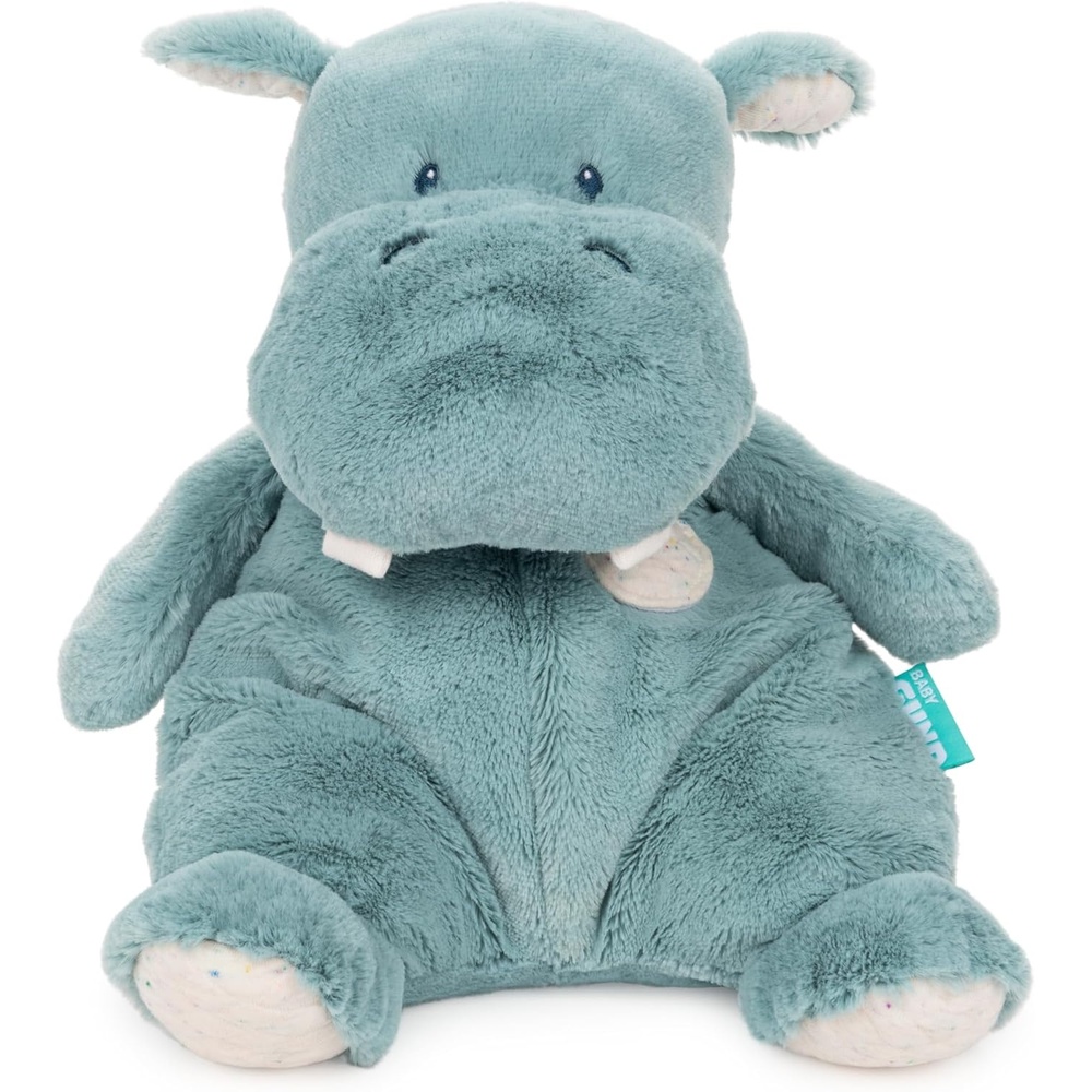 GUND Baby Oh So Snuggly Bunny Stuffed Animal, Bunny Toddler Toy, Dusty Rose Pink, 12.5″(Hippo 12.5″)