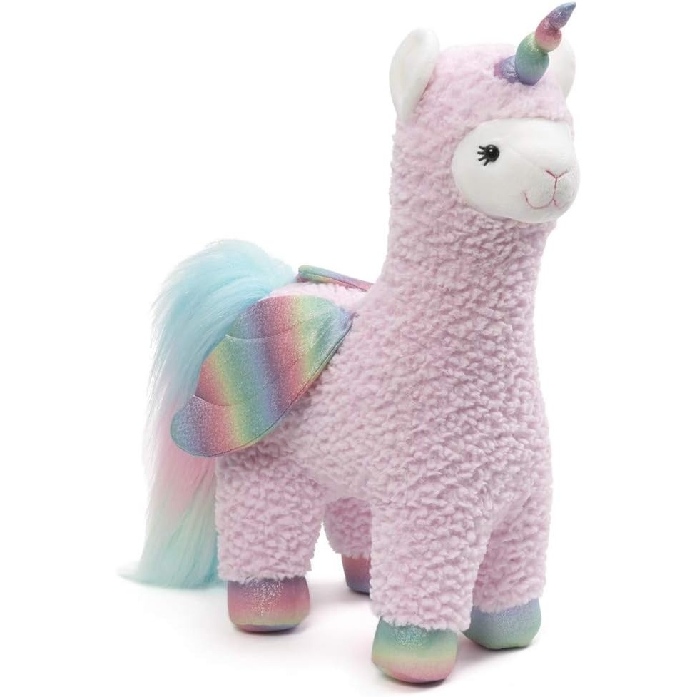 GUND Dazzle Slothicorn Plush Toy, Sloth Unicorn Stuffed Animal for Ages 1 and Up, Blue/Rainbow, 9(Rainbow Sparkles Llamacorn)