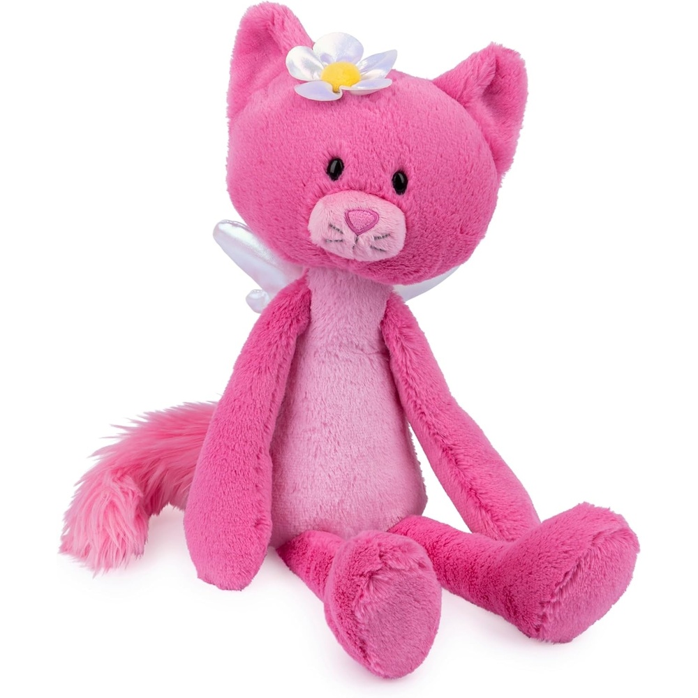GUND Take-Along Friends Plush, Curtsy Ballerina Bunny, Bunny Stuffed Animal for Ages 0 and Up, Pink, 15″(Pink Maeve Rose Fairy Cat)