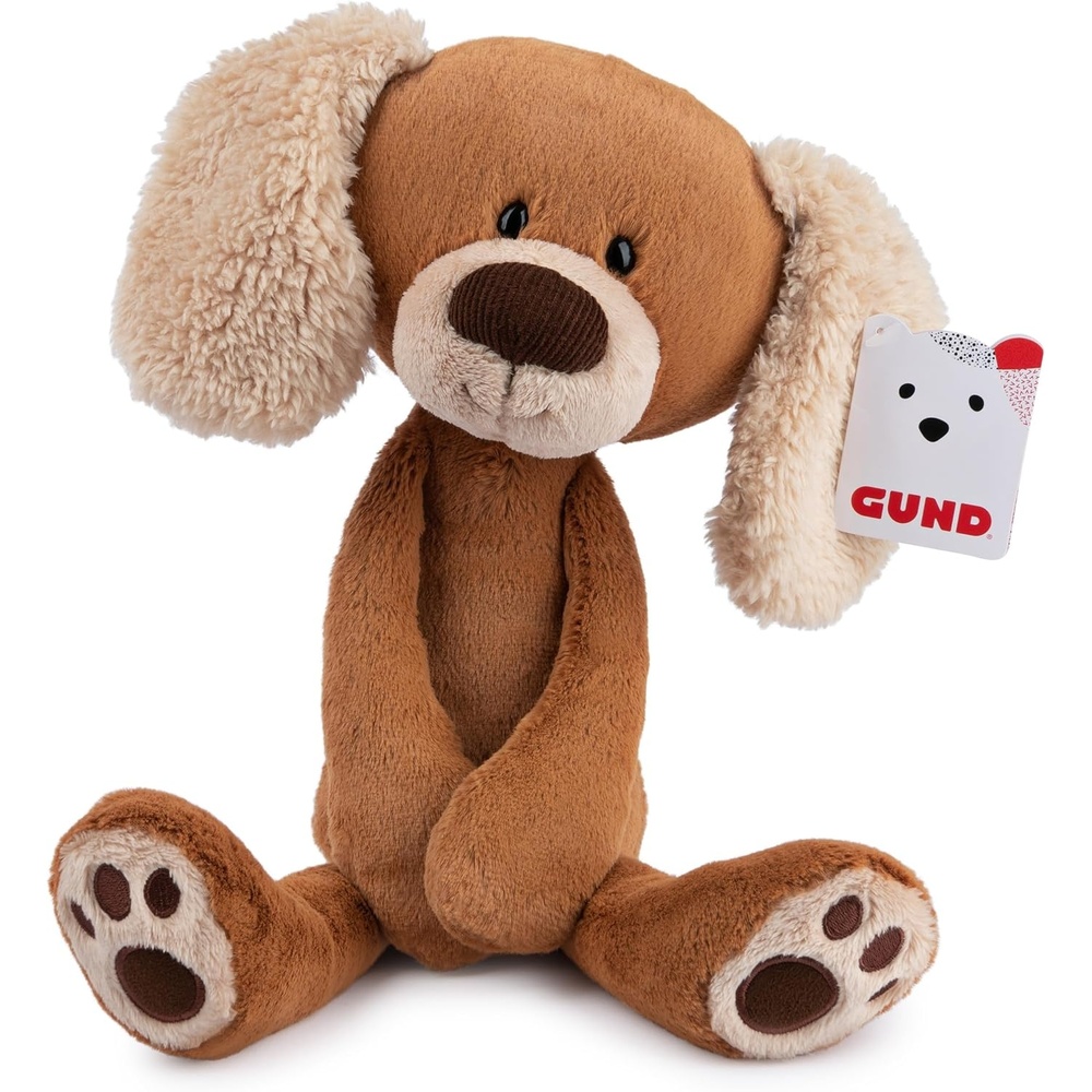GUND Take-Along Friends Plush, Curtsy Ballerina Bunny, Bunny Stuffed Animal for Ages 0 and Up, Pink, 15″(Brown/Cream Masi Puppy Dog)