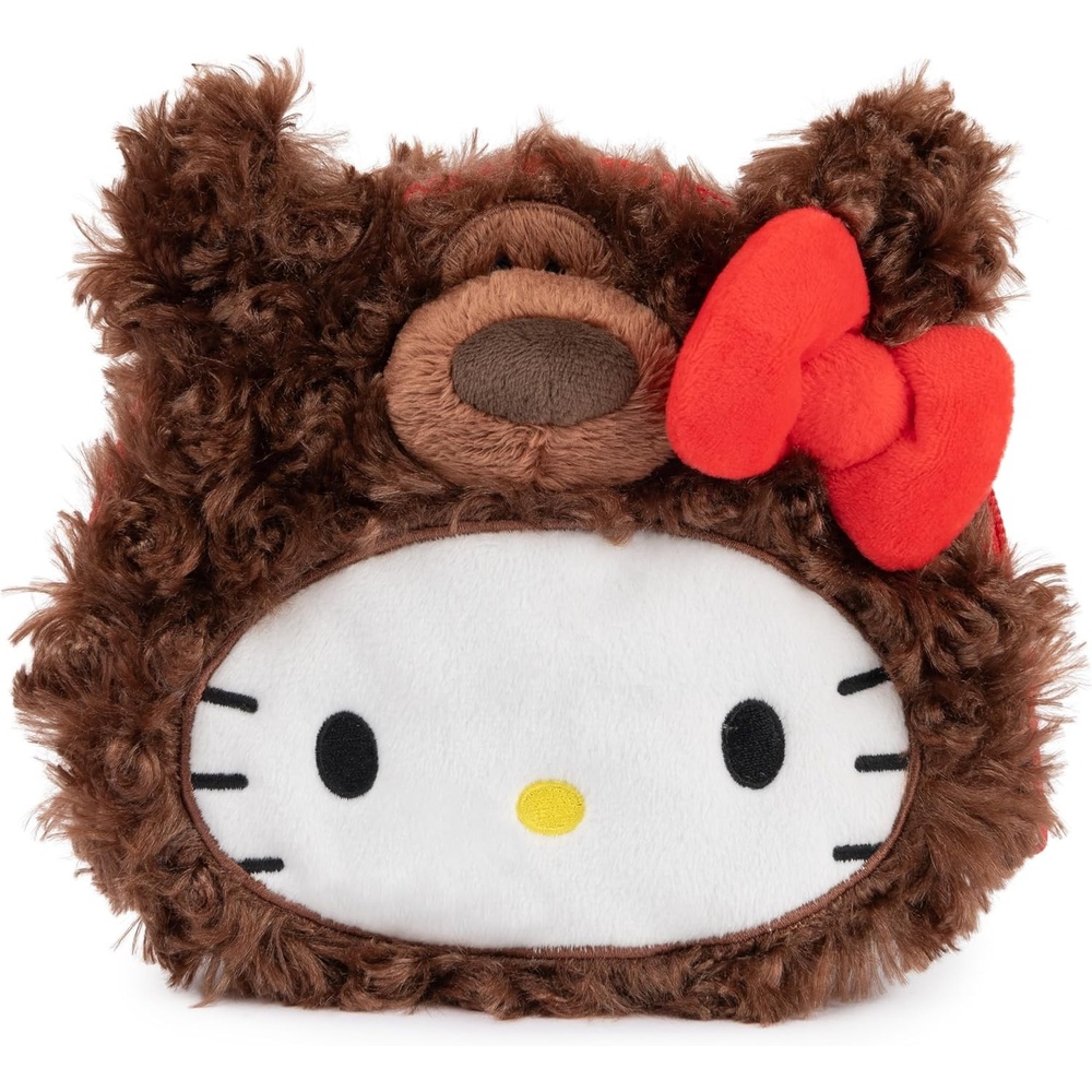 GUND Sanrio Hello Kitty Philbin Teddy Bear Plush Toy, Premium Stuffed Animal for Ages 1 and Up, Brown, 10(Hello Kitty Philbin 5.5″)