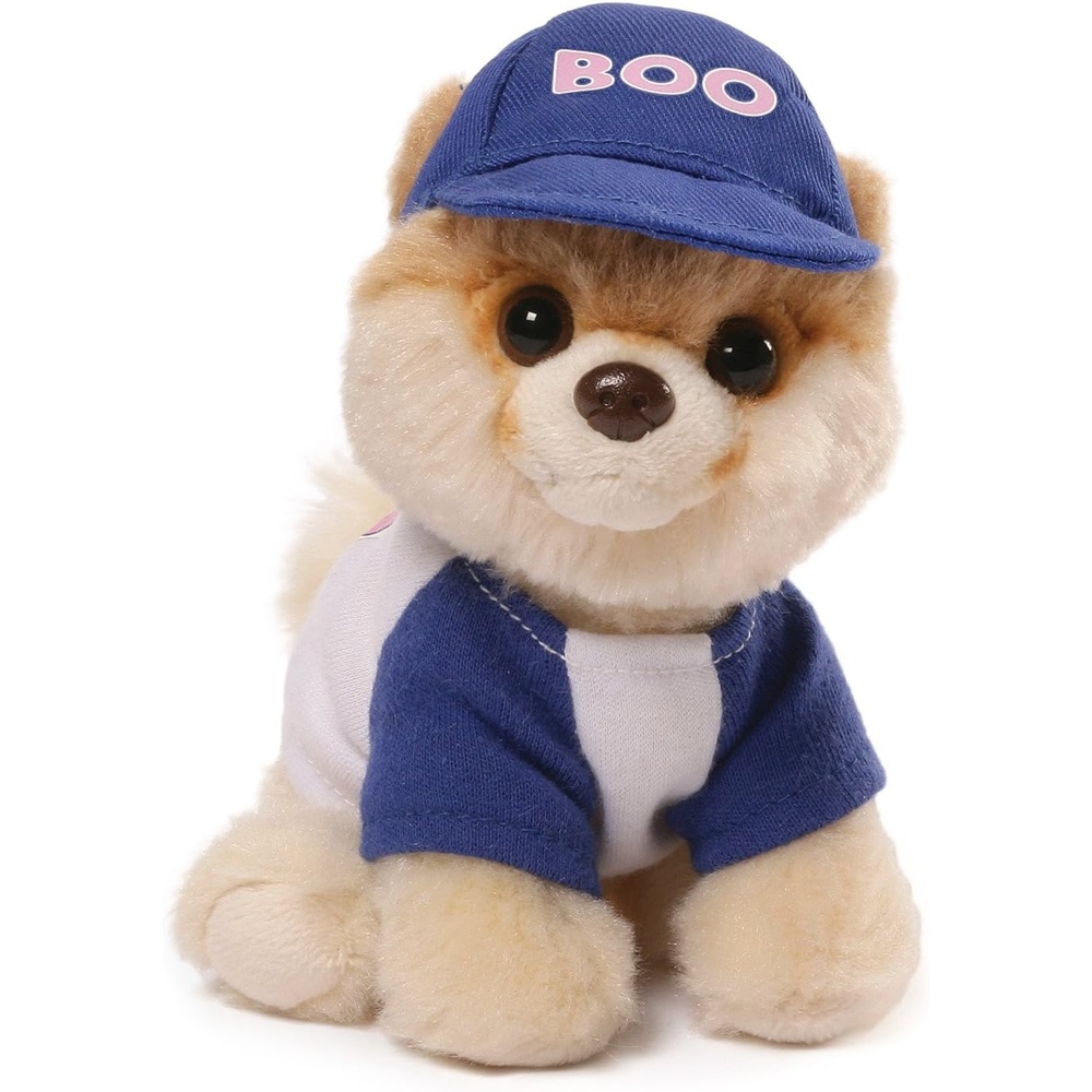 GUND Itty Bitty Boo #031 Baseball Dog Stuffed Animal Plush, 5″