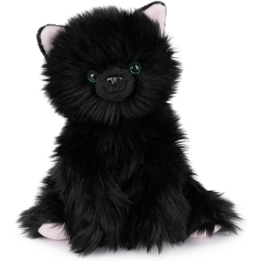 GUND Xavier Kitten Plush, Premium Cat Stuffed Animal for Ages 1 and Up, Black, 9(Kitten Black 9″)