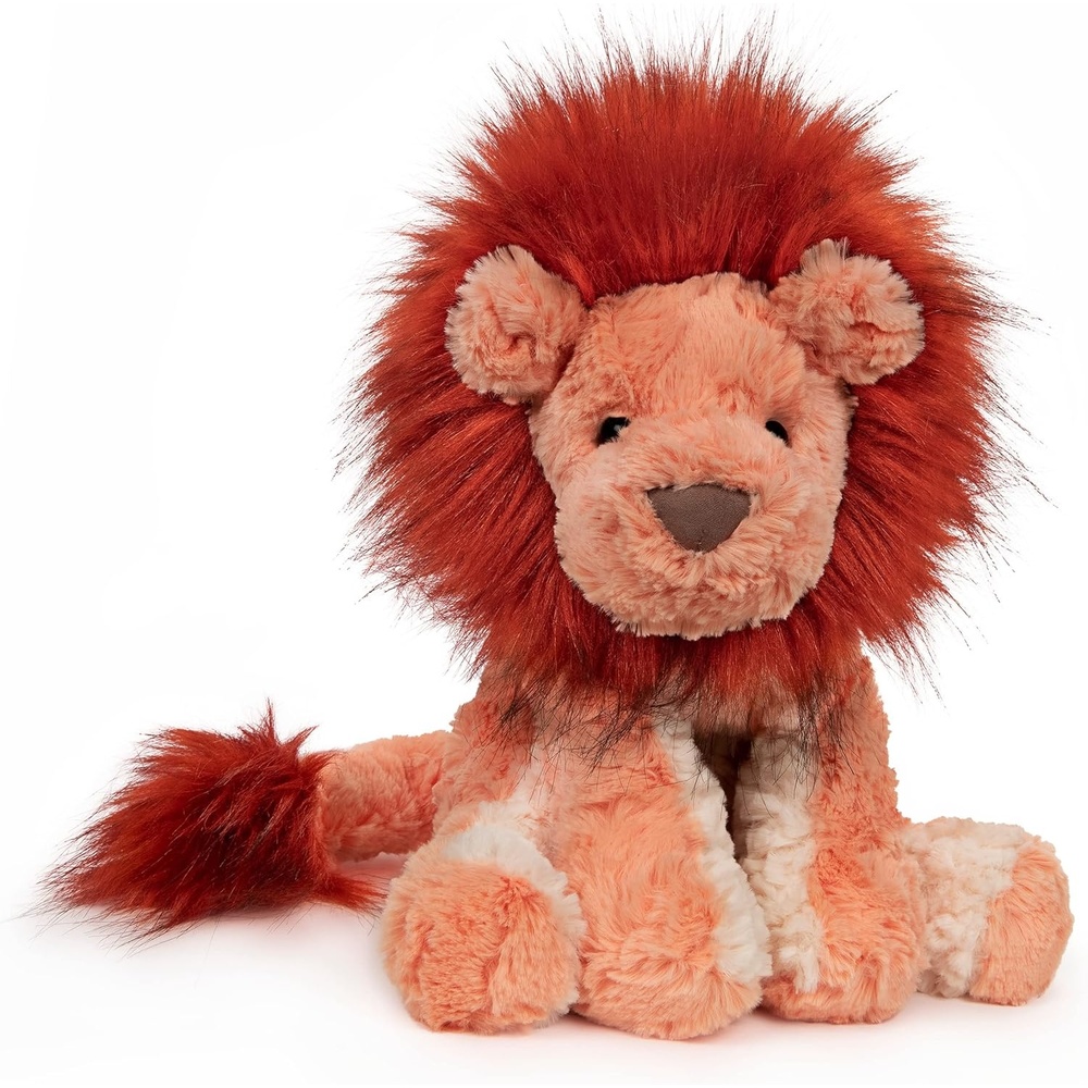 GUND Cozys Collection Lion Plush Stuffed Animal for Ages 0 and Up, Orange/Red, 10″