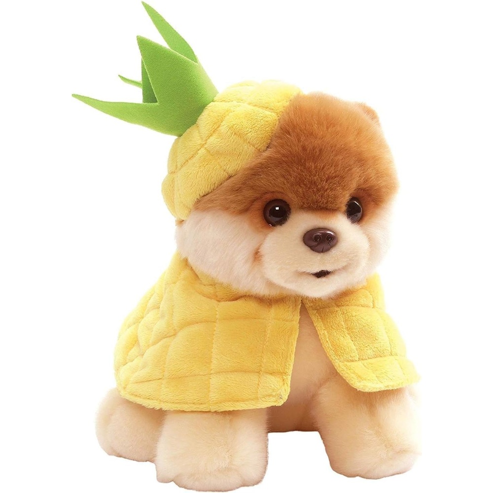 GUND Boo World’s Cutest Dog Pineapple Outfit Plush Stuffed Dog Pomeranian, 9″