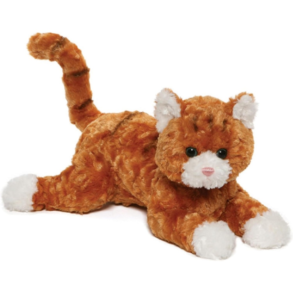 GUND Sienna Orange Tabby Cat Stuffed Animal, Plush Toy for Ages 1 and Up, Orange/White, 14