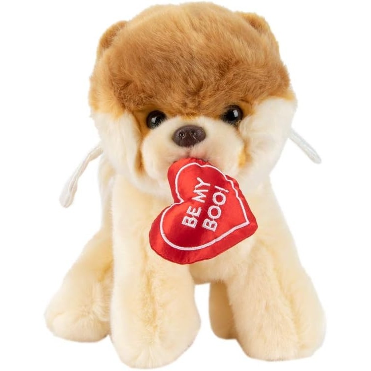GUND Boo World’s Cutest Dog Valentine’s Day Cupid Angel Plush Stuffed Animal, 9″