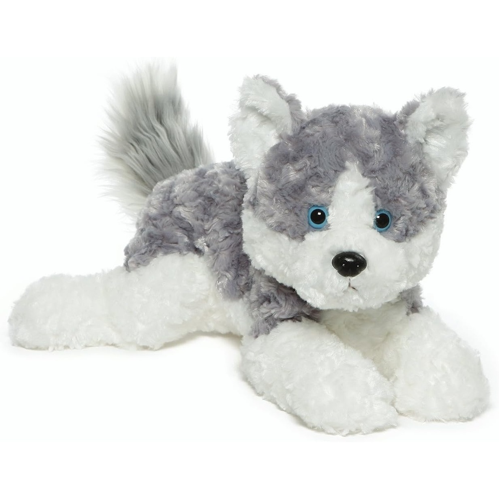 GUND Blitz Husky Dog Stuffed Animal Plush, Gray and White, 14″(Blitz Husky)