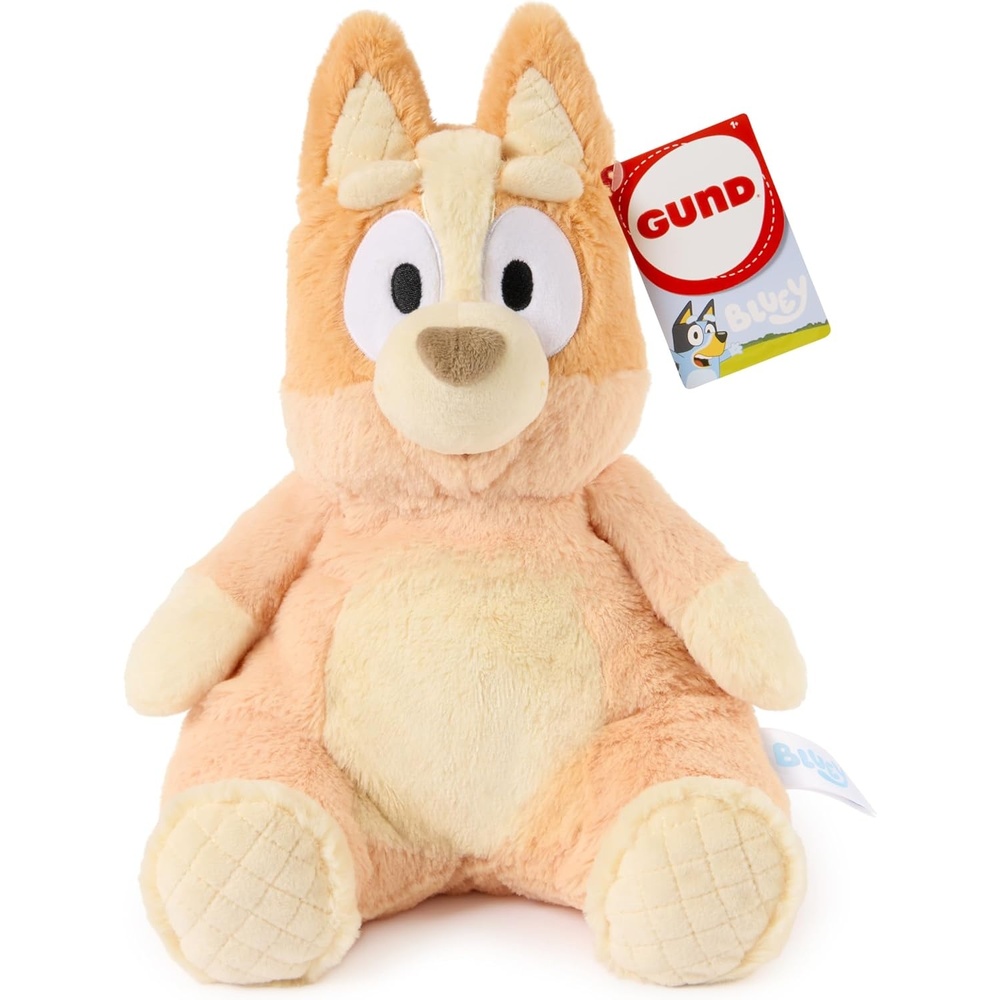 GUND Official Bingo Oh So Snuggly Plush, Bluey Plushies, Stuffed Animal Sensory Toy for Babies and Toddlers, Orange, 12.5(Bingo)