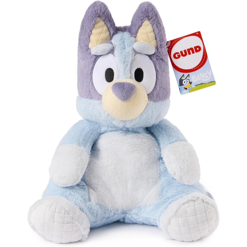 GUND Official Bingo Oh So Snuggly Plush, Bluey Plushies, Stuffed Animal Sensory Toy for Babies and Toddlers, Orange, 12.5(Bluey)