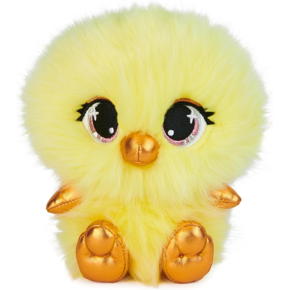 GUND P.Lushes Designer Fashion Pets Gia Fluffertin Premium Chick Stuffed Animal, Yellow, 6