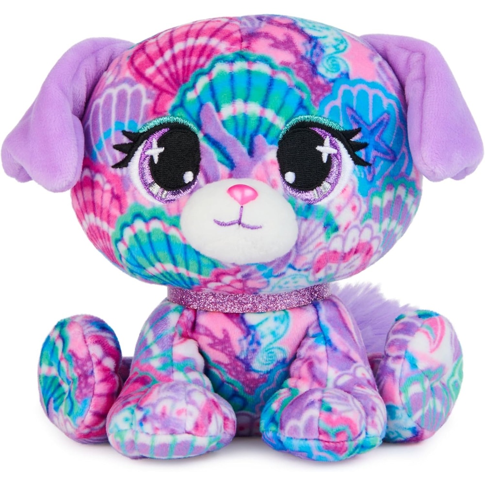 GUND P.Lushes Designer Fashion Pets Shelly Newport Premium Dog Stuffed Animal, Purple and Blue, 6