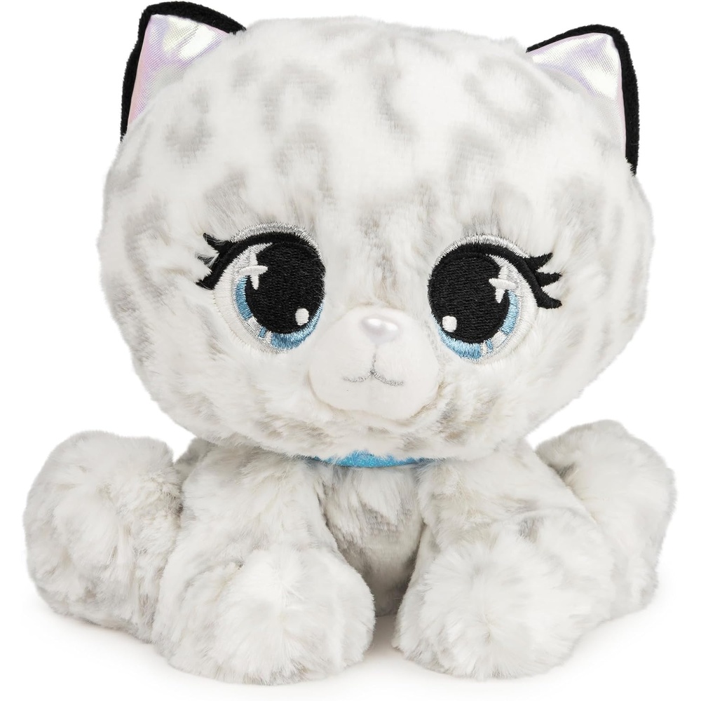 GUND P.Lushes Designer Fashion Pets Bianca Blings Premium Puppy Dog Stuffed Animal, White and Blue, 6(Laya Spotson)