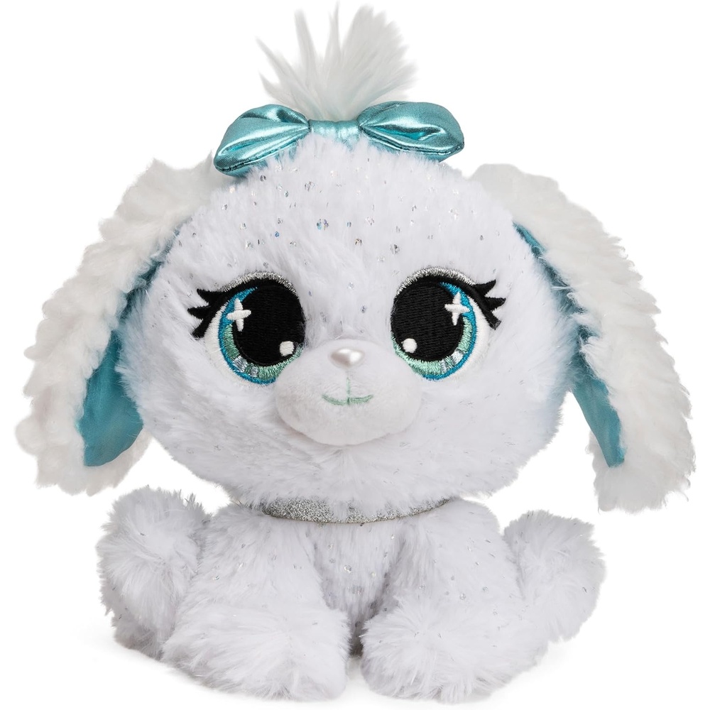 GUND P.Lushes Designer Fashion Pets Khloe O’Bearci Teddy Bear Premium Stuffed Animal, Black and White, 6(Bianca Blings)