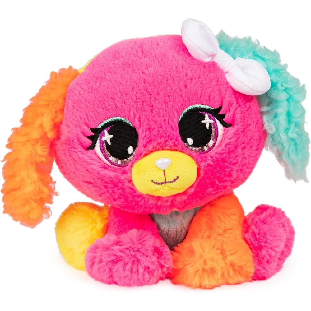 GUND P.Lushes Designer Fashion Pets Cyndi Pupowski Dog Premium Stuffed Animal Soft Plush, Pink and Orange, 6(Cyndi Pupowski)