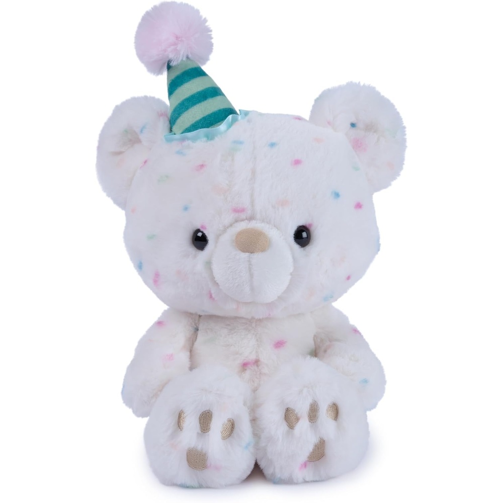 GUND Birthday Day Kai Plush, Premium Teddy Bear, Birthday Gift, Sensory Toy, Stuffed Animal for Ages 0 and Up, 10