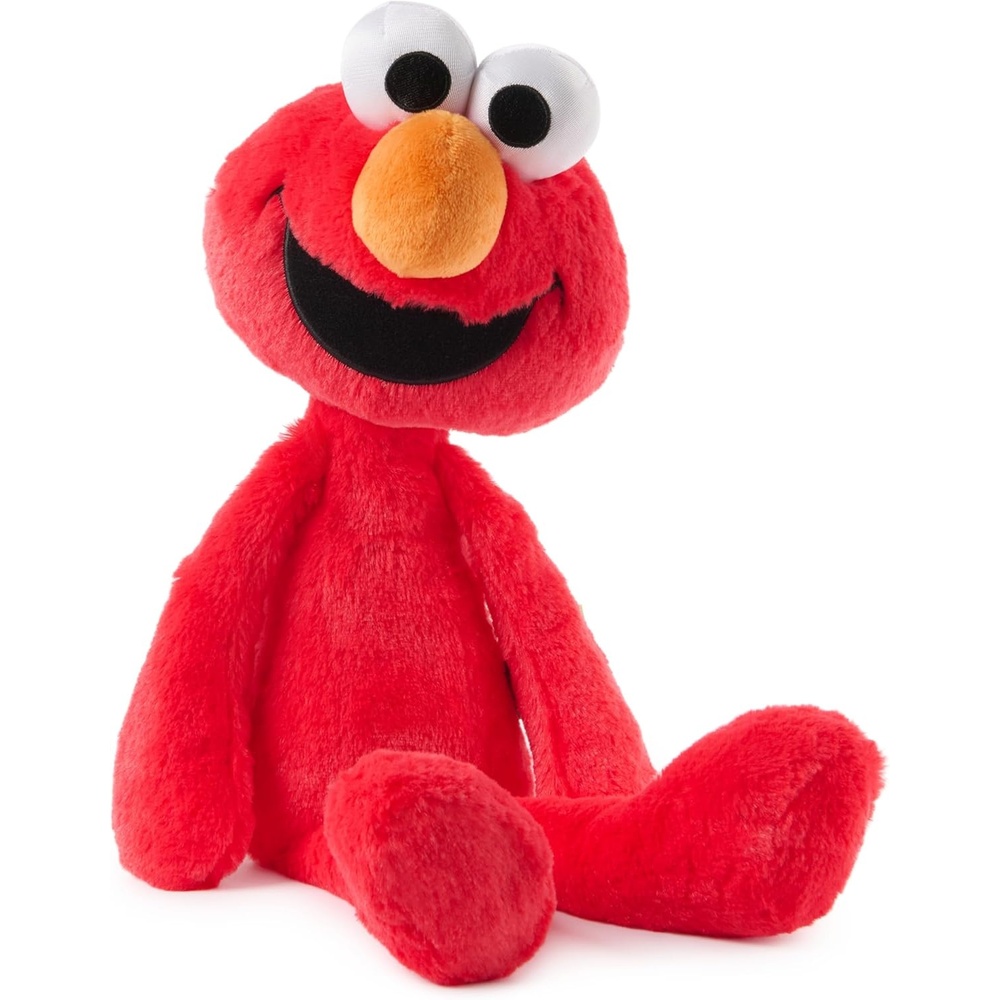 GUND Sesame Street Official Toothpick Elmo Plush, Plush Muppet, Sensory Toy, Sesame Street Stuffed Animals, Kids Gifts, Red, 15