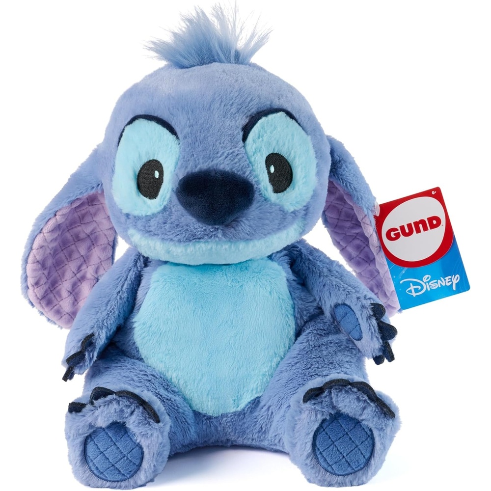 GUND Disney Official Stitch Oh So Snuggly Plush, Disney Lilo & Stitch Plushies, Alien Stuffed Animal for Babies, Kids and Collectors, Blue, 12.5
