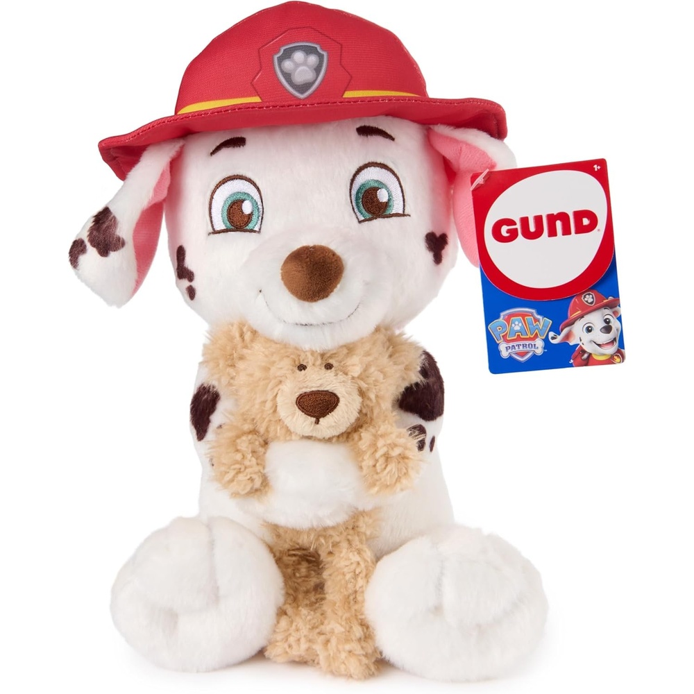Paw Patrol GUND Marshall with Toothpick Teddy Bear, Official Marshall Plush Toy, Dog Stuffed Animal for Ages 1 and Up, 9.5