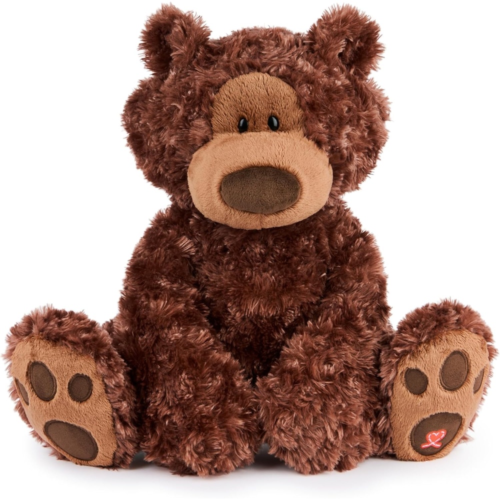 GUND Philbin Classic Teddy Bear, Premium Stuffed Animal for Ages 1 and Up, Chocolate Brown, 18(Philbin)