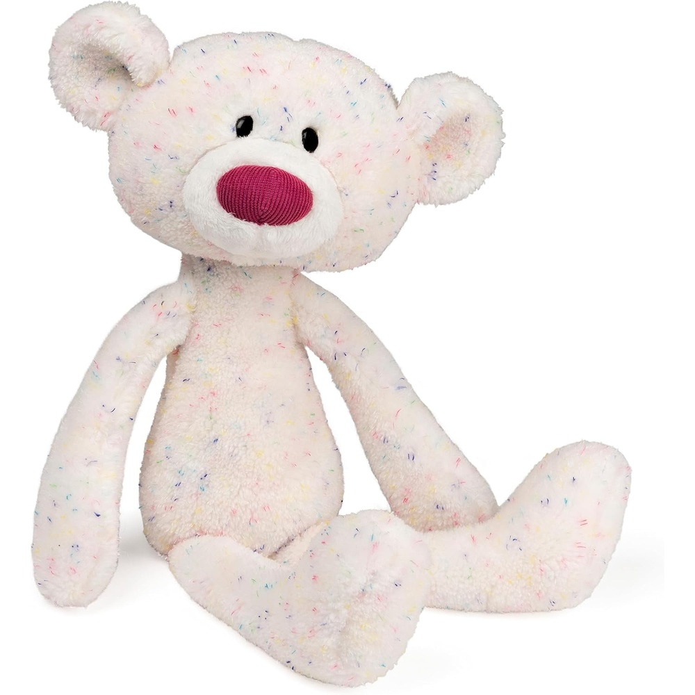 GUND Toothpick Stripes, Teddy Bear Stuffed Animal for Ages 1 and Up, Black/White, 15(Toothpick Bear (Confetti))