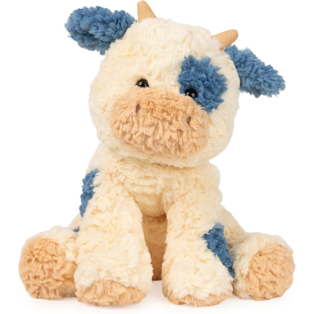 GUND Cozys Collection Panda, Panda Bear Stuffed Animal, Plush Toy for Ages 0 and Up, Navy Blue, 10(Cow)