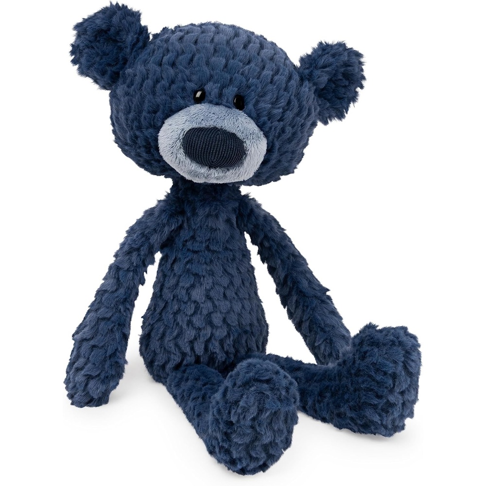 GUND Toothpick Stripes, Teddy Bear Stuffed Animal for Ages 1 and Up, Black/White, 15(Toothpick Bear (Blue))