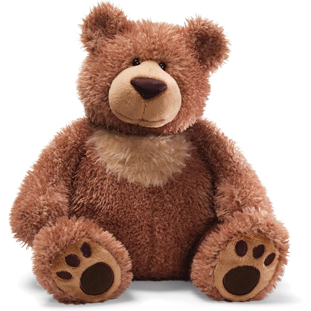 GUND Slumbers Teddy Bear, Premium Stuffed Animal for Ages 1 & Up, Brown, 17