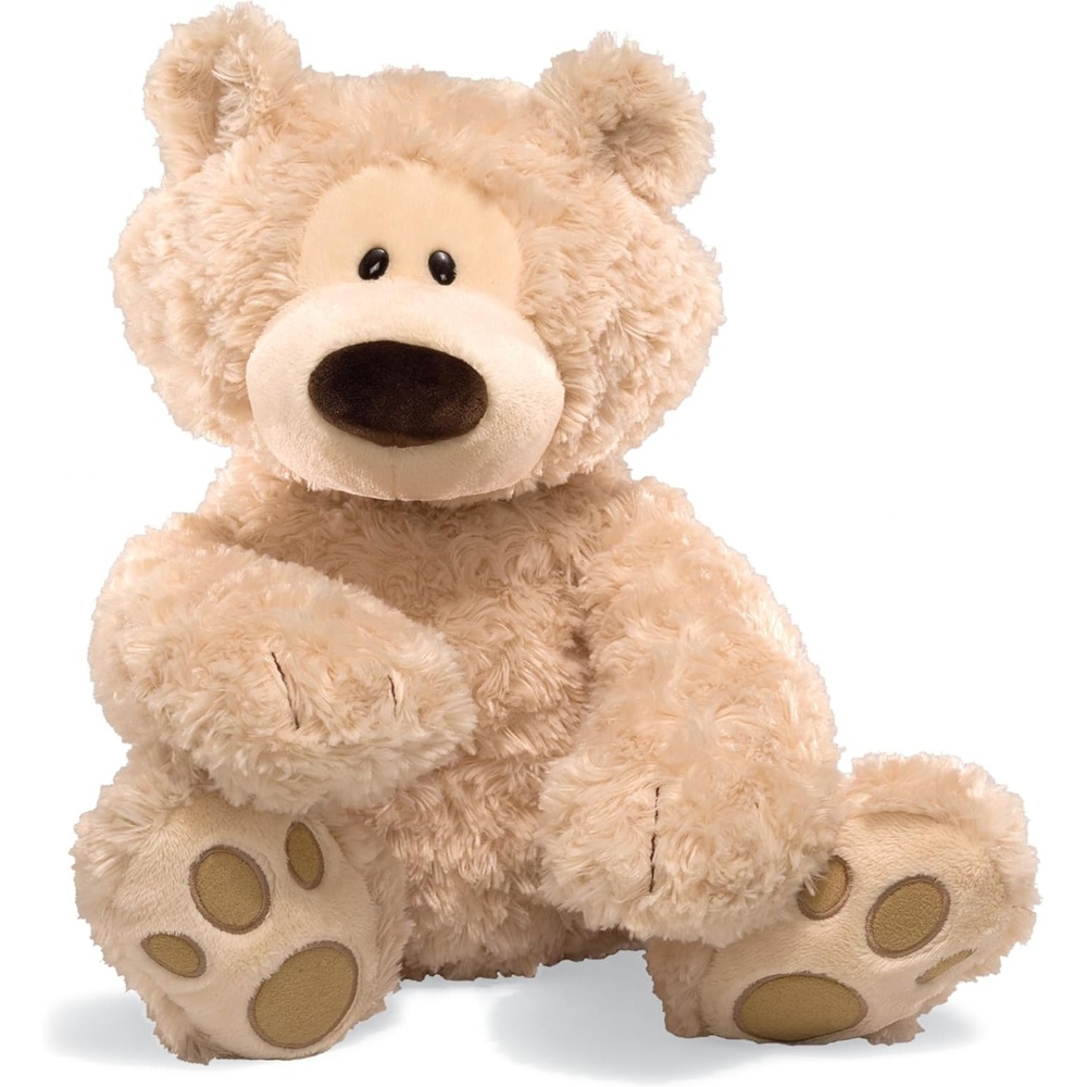 GUND Philbin Classic Teddy Bear, Premium Stuffed Animal for Ages 1 and Up, Beige, 18(Philbin (Beige 18″))