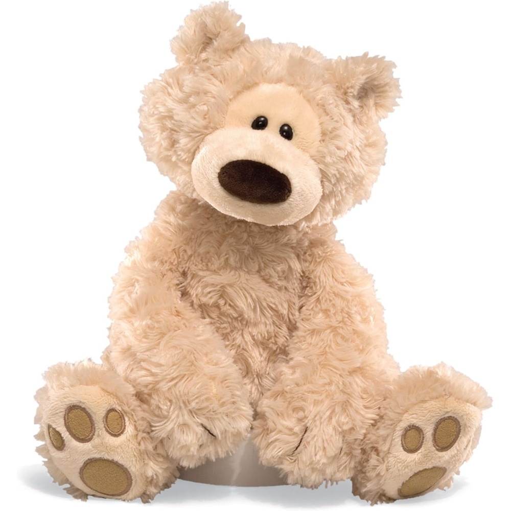 GUND Philbin Classic Teddy Bear, Premium Stuffed Animal for Ages 1 and Up, Beige, 18(Philbin (Beige 12″))