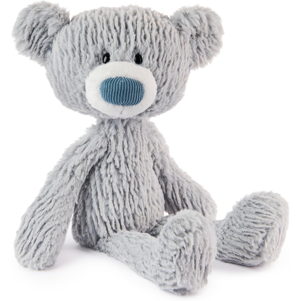 GUND Toothpick Stripes, Teddy Bear Stuffed Animal for Ages 1 and Up, Black/White, 15(Toothpick Bear (Gray))