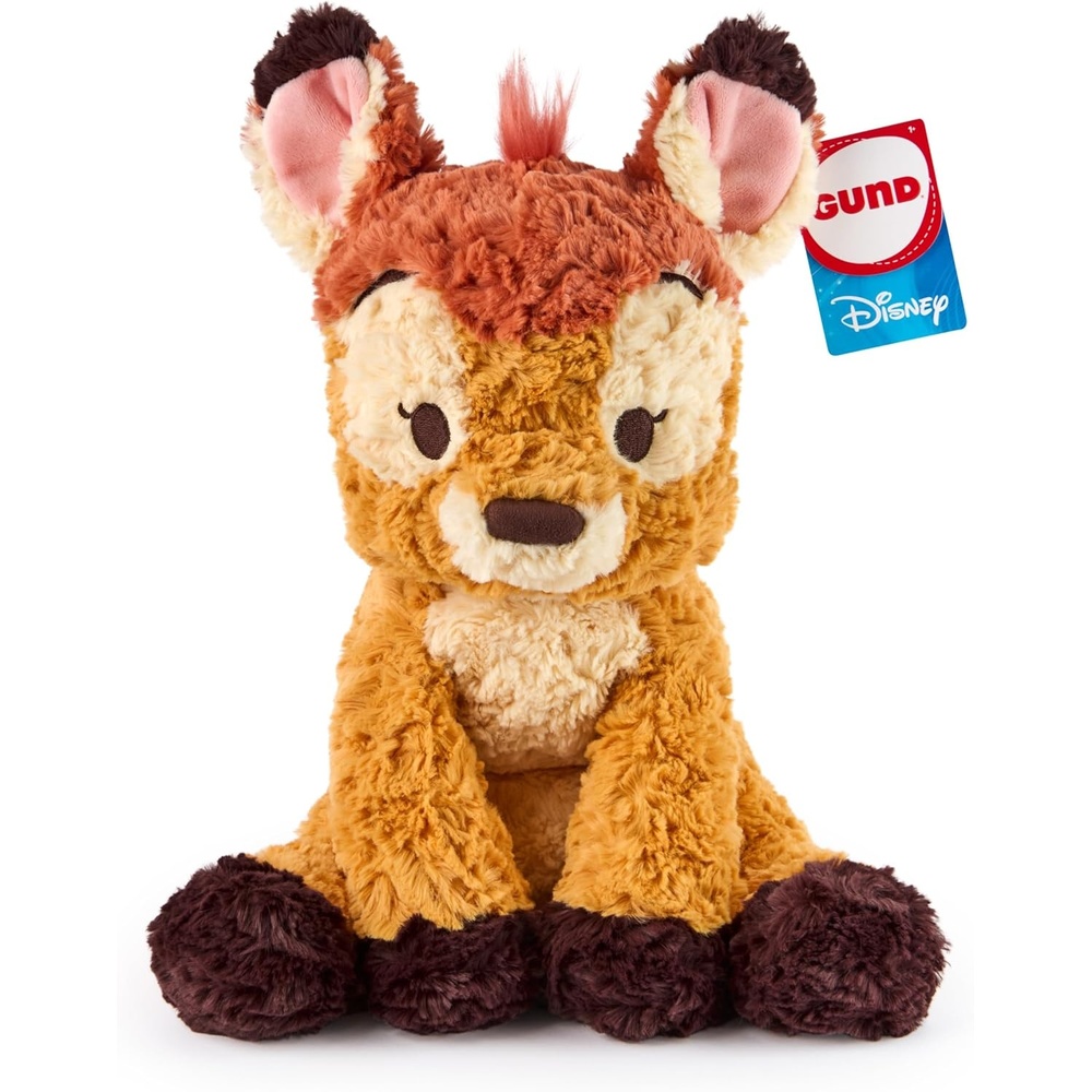GUND Disney Official Bambi Plush, Disney Cozys Collection, Bambi Toys, Deer Stuffed Animal for Ages 1 and Up, Brown, 10(Bambi)