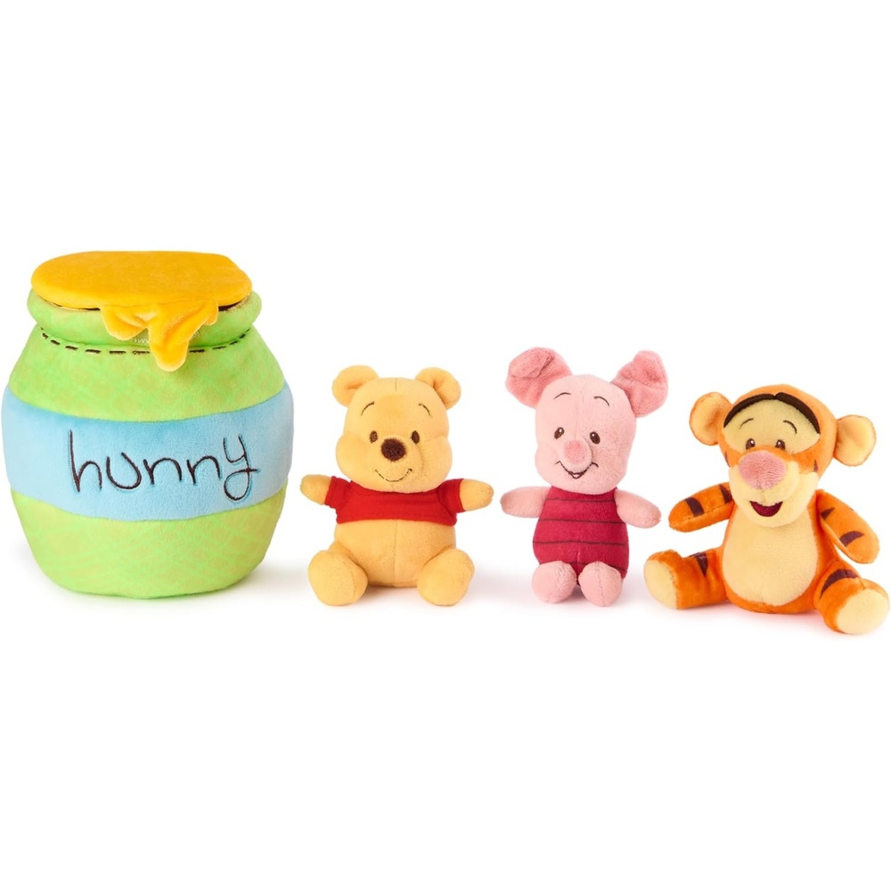 GUND Disney Official Peek-a-Boo Winnie the Pooh Plush, Interactive Stuffed Animal, Sensory Toys for Ages 0 and Up, Yellow, 11(Winnie the Pooh Plush Playset)