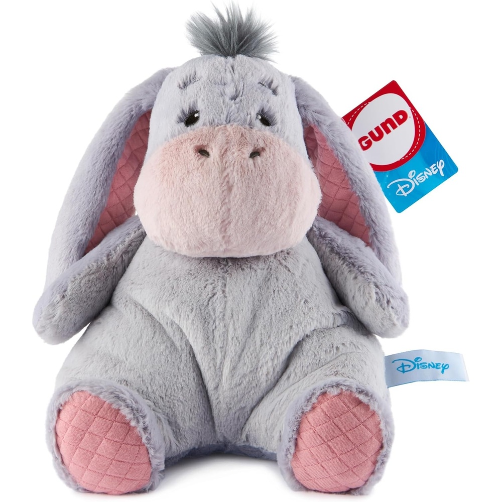 GUND Disney Official Peek-a-Boo Winnie the Pooh Plush, Interactive Stuffed Animal, Sensory Toys for Ages 0 and Up, Yellow, 11(Eeyore)