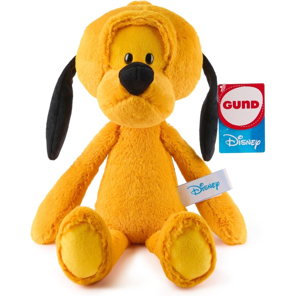 GUND Disney Official Figaro Toothpick Plush, Pinocchio, Mickey and Friends Cat Stuffed Animal for Ages 1 and Up, Black, 15(Pluto)