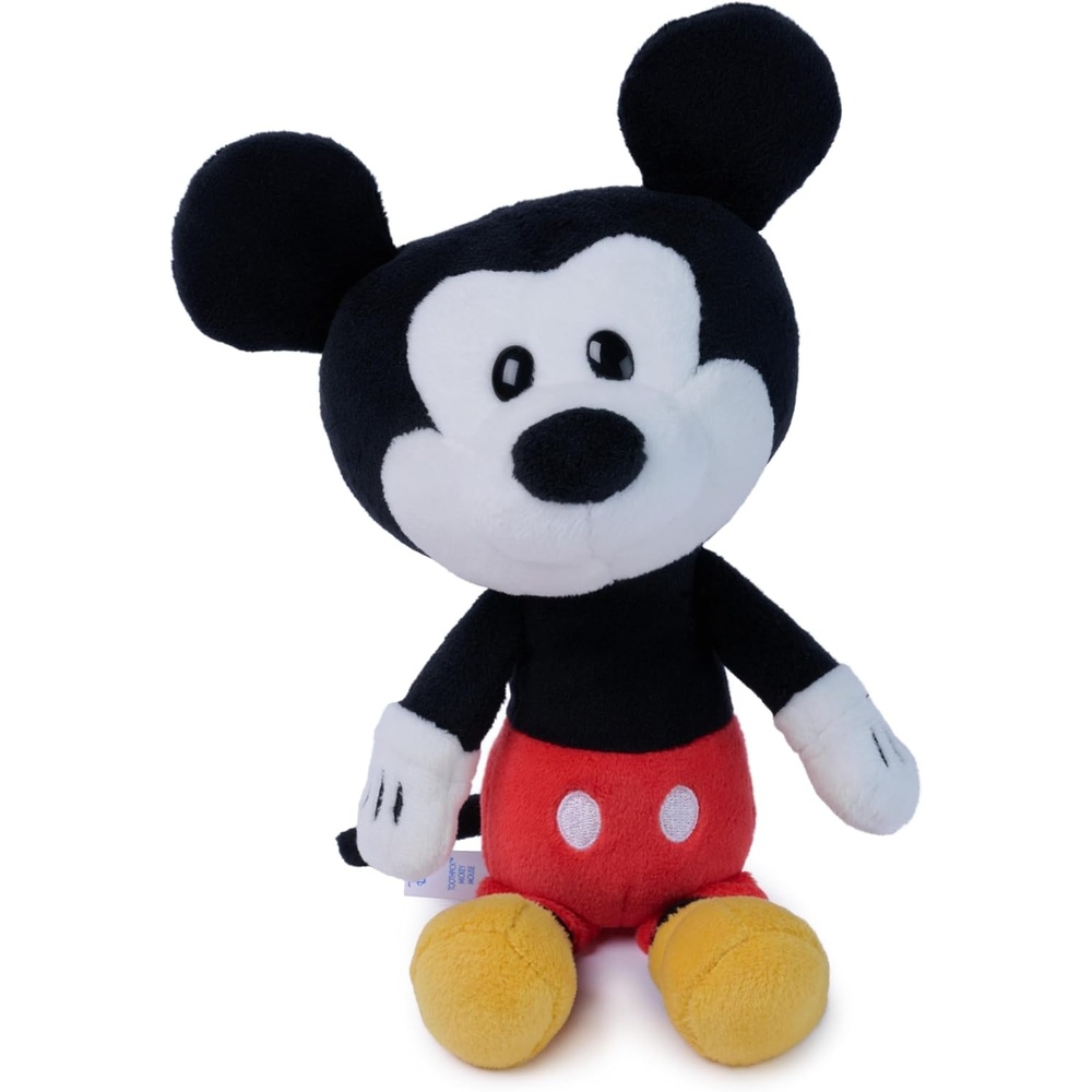 GUND Disney Mickey Mouse Little Toothpick 6-Inch Plush Toy for Ages 1+ | Slender Frame and Posable Dangling Limbs Promote On The Go Travel Pretend Play; Contains One 6-Inch Mouse Plush Doll Ages 1+