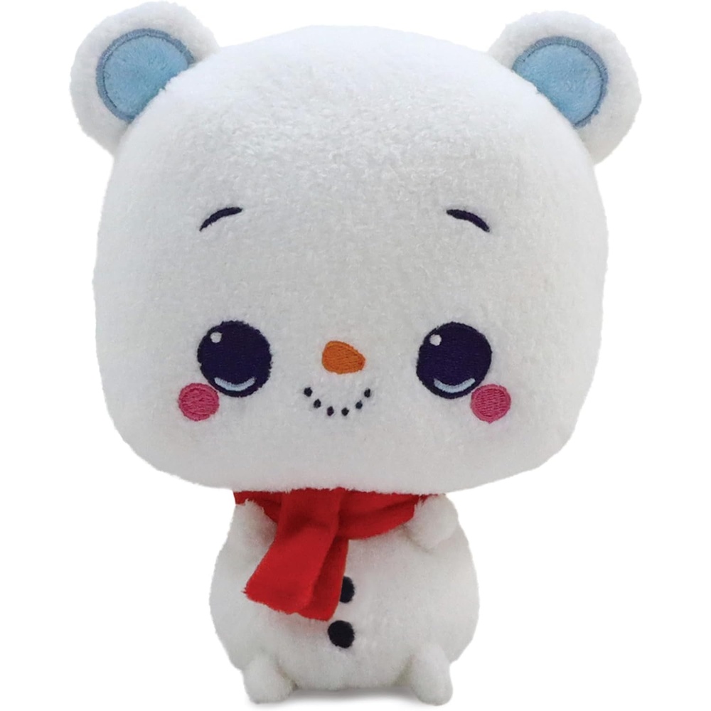 GUND Drops, Carla Claws, Expressive Premium Stuffed Animal Soft Plush Pet, Blue, 6(Snowman Teddy Bear)