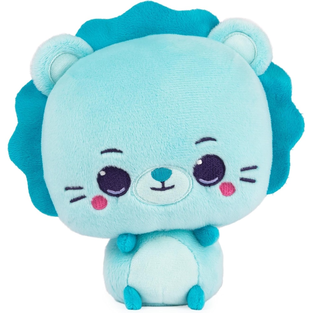 GUND Drops, Roger Roars, Expressive Premium Stuffed Animal Soft Plush Pet, Blue Lion, 6